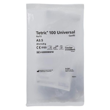 Tetric 100 Universal Composite A3.5 Capsule Refill 20/Pk