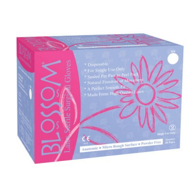 Powder Free Latex Sterile Surgical Gloves (No. 8.5), PK/50 Pair