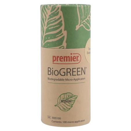 BioGREEN Bendable Micro Applicator Green 100/Pk