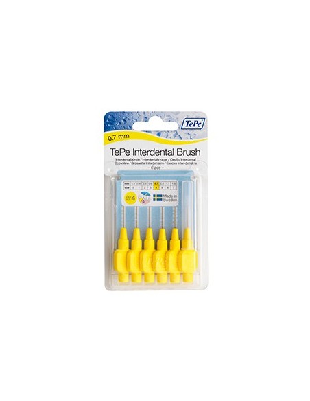 TePe Interdental Brush –Yellow– 0.6 mm 6pcs