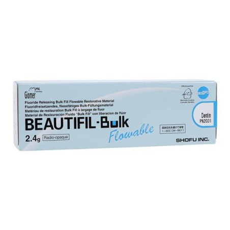 Beautifil-Bulk Flowable Bulk Fill Composite Dentin Syringe Refill 2.4gm/Ea