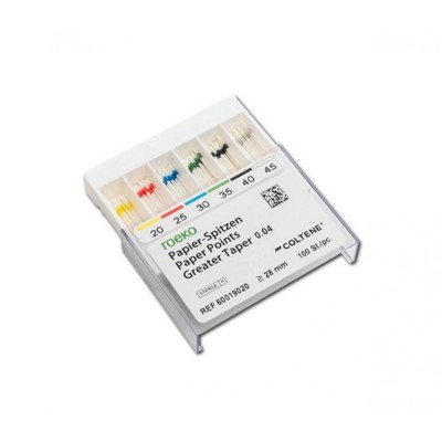 HYGENIC Gutta Percha Points, Sizes 15-40, PK/120