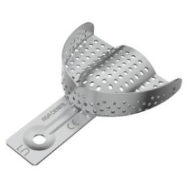 Aluminium Perforated Upper Impression Tray, XX Small, Without Rim