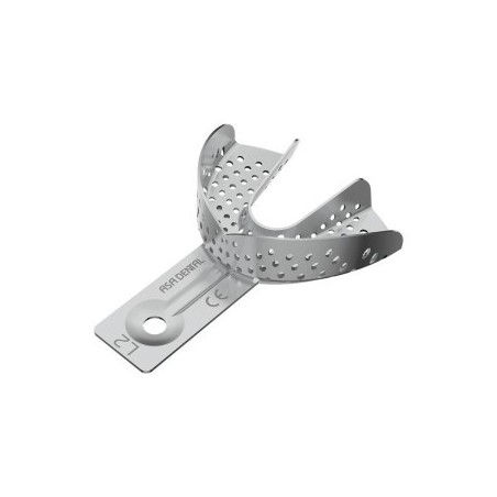 Aluminium Perforated Lower Impression Tray, X Small, Without Rim