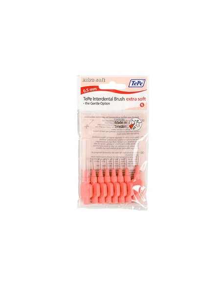 TePe Interdental Brush x-soft – Red – 0.5mm 8pcs