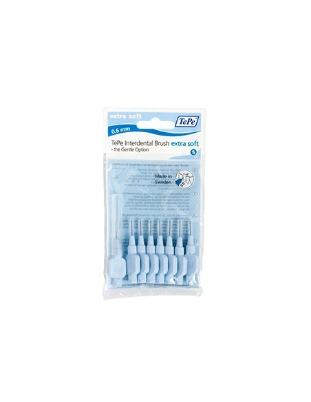 TePe Interdental Brush x-soft – Blue – 0.6mm 8pcs