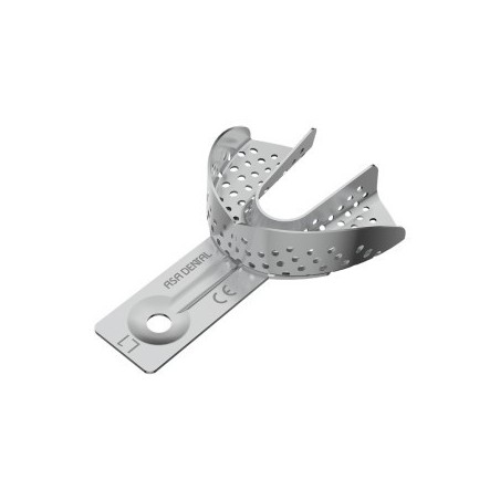 Aluminium Perforated Lower Impression Tray, XX Small, Without Rim