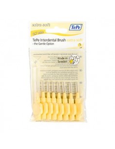 TePe Interdental Brush x-soft – Yellow – 0.7mm 8pcs