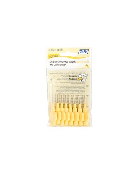 TePe Interdental Brush x-soft – Yellow – 0.7mm 8pcs