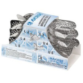 S.S. Perforated Impression Tray Without Rim Set/6