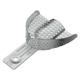 Aluminium Perforated Upper Impression Tray, Small, Without Rim