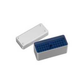 Mini Aluminium Endodontic Files Storage Box with Lid, Blue