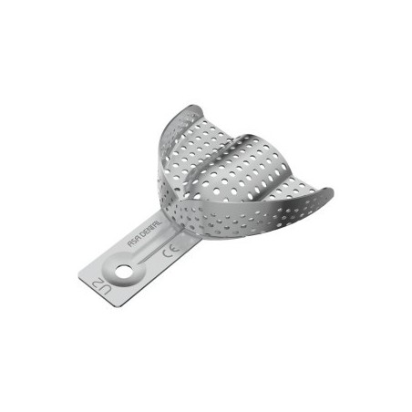 Aluminium Perforated Upper Impression Tray, X Small, Without Rim