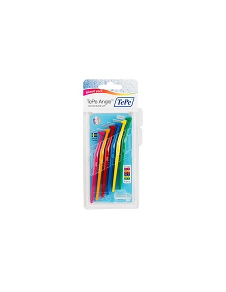 TePe Angle Interdental Brush – Mix pack – 6pcs