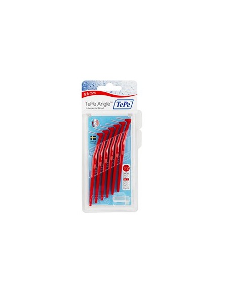 TePe Angle Interdental Brush – Red – 0.5mm 6pcs