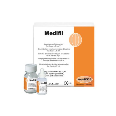 Medifil, Glass Ionomer Filling Cement, A1, Powder + Liquid