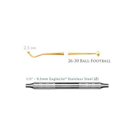 Composite Burnisher 26/30 Ball/Oval, Posterior, EagleLite