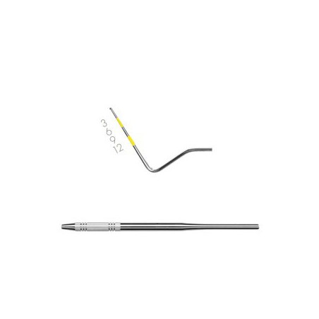 Probes, No.  12, Single End, Yellow, Standard Handle