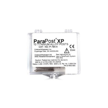 Parapost XP Titanium Post, Yellow, 1.00 mm