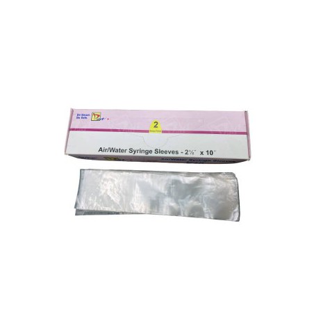 Air/Water Syringe Sleeves 2.5"x10", PK/250