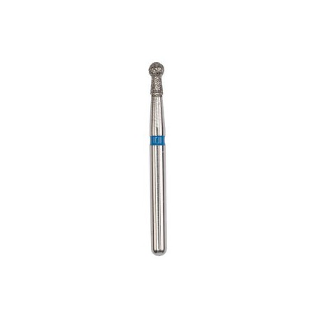 Diamond Bur, FG 008 Medium, Round with Neck ISO No.002