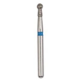 Diamond Bur, FG 009, Medium, Round with Neck ISO No.002