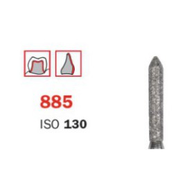 Diamond Bur, FG 014, Medium, Torpedo ISO No.130