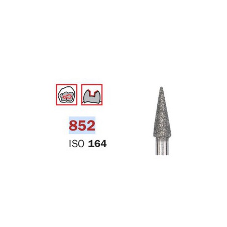 Diamond Bur, FG 012, X-Fine, Cone ISO No.160