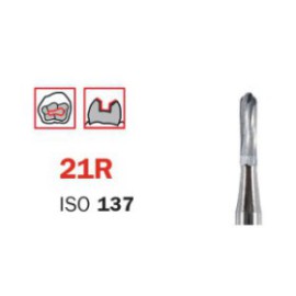 Carbide Bur, RA 010, Torpedo ISO No.137