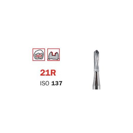 Carbide Bur, RA 010, Torpedo ISO No.137