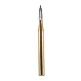 Finishing Carbide Bur, FG 008, Flame, 12 Flutes ISO No.246