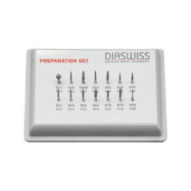 Diamond Crown & Bridge Preparation Burs Set/14