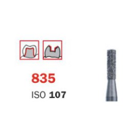 Diamond Bur, FG 008 Short, Medium, Cylinder ISO No.109