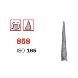 Diamond Bur, FG 014 Short, Medium, Cone ISO No.165