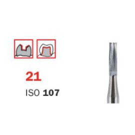 Carbide Bur, FG 008, Cylinder ISO No.107