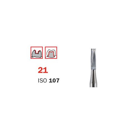 Carbide Bur, FG 008, Cylinder ISO No.107