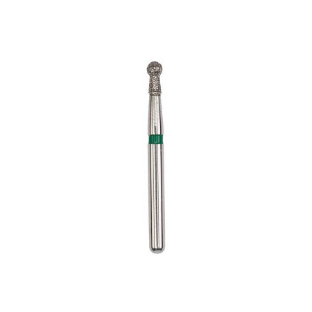 Diamond Bur, FG 014, Coarse, Round with Neck ISO No.002