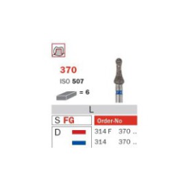 Diamond Bur, FG 023, Medium, Neck ISO No.507