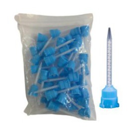 Blue Mixing Tips No.1, 1:1 Ratio, 64mm,for Temporary C&B