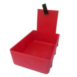 Box or Trays For Lab Cases Organizing, Red Color