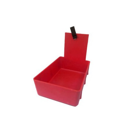 Box or Trays For Lab Cases Organizing, Red Color