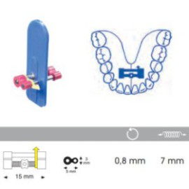 Screw With Acrylic Friction For Lower Appliance Standard, 15mm