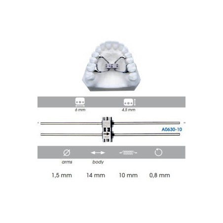 Anatomical Expander Orthogonal Arms, 10mm