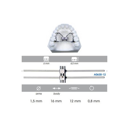 Anatomical Expander Orthogonal Arms, 12mm