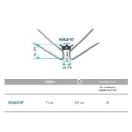 Ragno Fan-Type Rapid Expander, 7mm