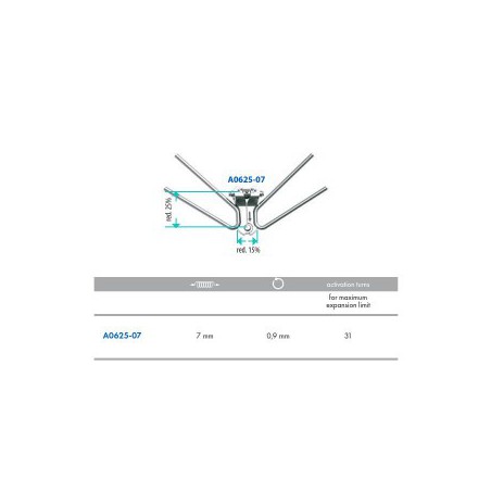 Ragno Fan-Type Rapid Expander, 7mm