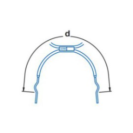 Extraoral Facebows With Loops, Short Bow, Size 1