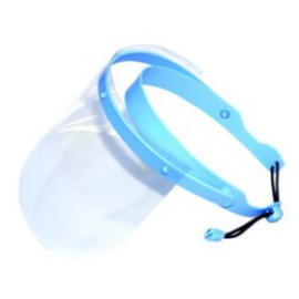 Face Shield Set, Anti-Fog, Blue Shields with Frame