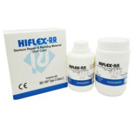 HIFLEX-RR, Denture Repair & Reline Powder and Liquid, Pink