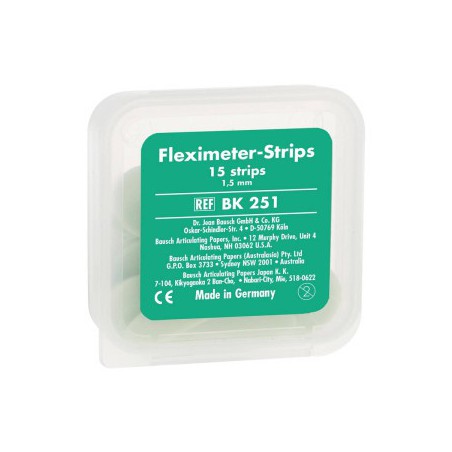 Bausch Space Measure Fleximeter-Strips (1.5mm), Green, PK/15